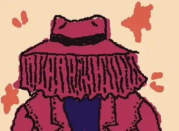 red leather doodle <3