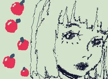 girl love cherry