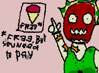 FREE ICE CREAM BUT YOU NEED TO PAYYY!!!