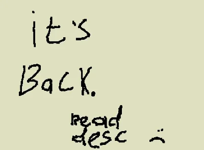 My depression is coming back :c