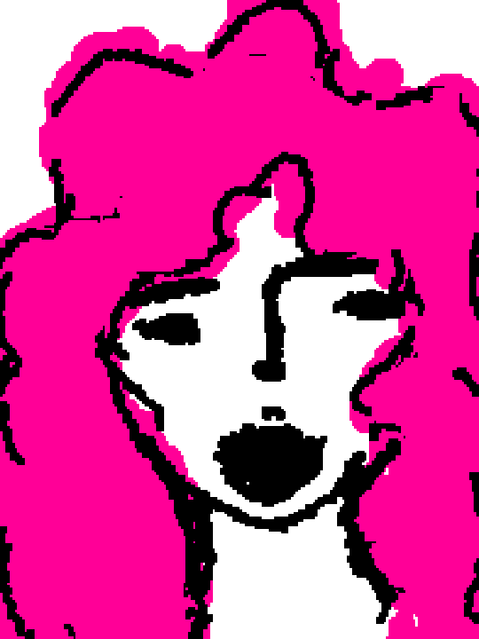 pink hair