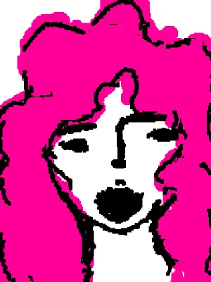 pink hair