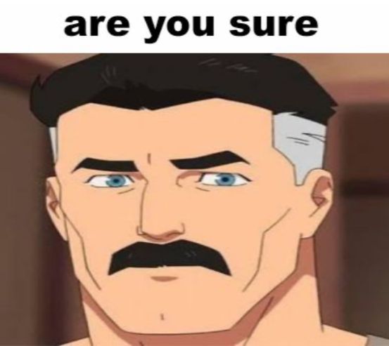 Are you sure?
