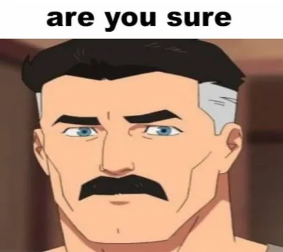 Are you sure?