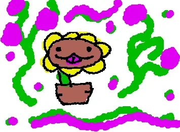 happy flower