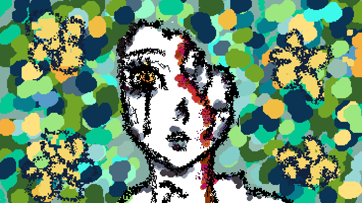 Died in a sea of flowers