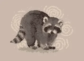 raccoon!! (spiral_haze on tt)