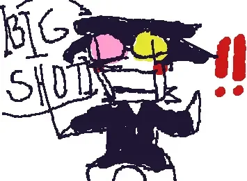 i drew spamton with my mouse