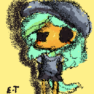my uh character.