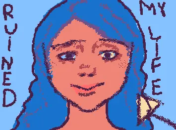 Blue Hair Girl