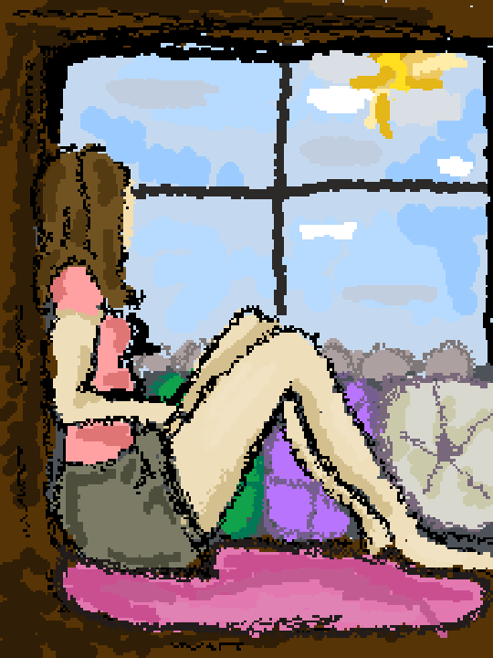◆Looking out the Window, To the sky◆