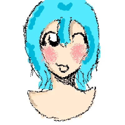 blue hair🥳💤