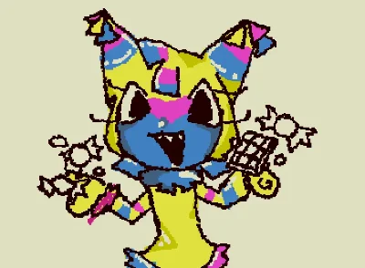 i-i-i-i didnt have enough colors to the candys, ok?...