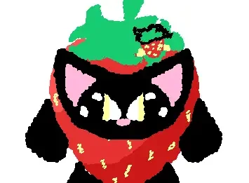 straw bebe kitty :3