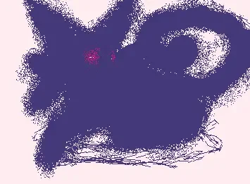 vampire kitty on pillow :3
