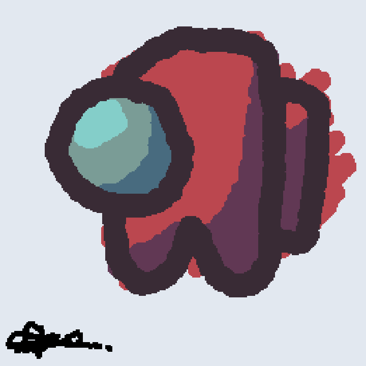 cute red amogus