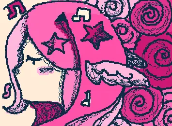 TV girl ( pink girl ver )