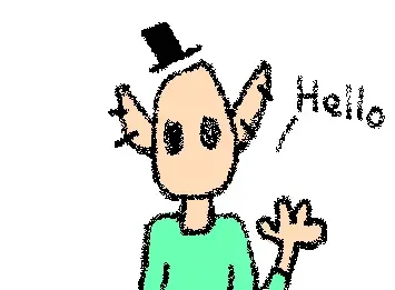 happy elf with hat