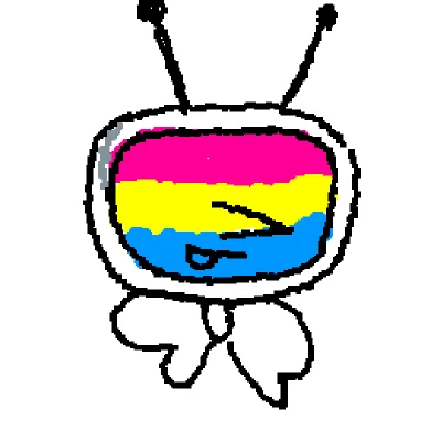 I saw the TV glow