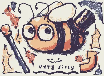 totally normal silly bee