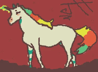 unicorn in the dark