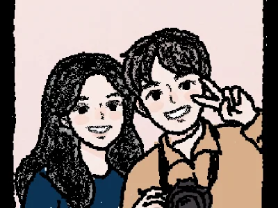 me and him