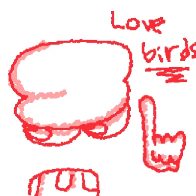 AngryWhiteFarmer saying Love Birds