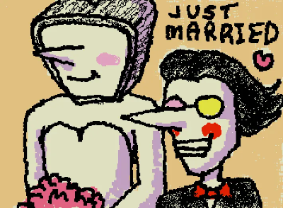 Spamton and Tenna Wedding