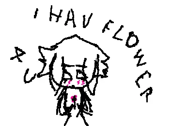 I got you a flower