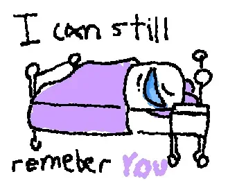 I can still remember you...