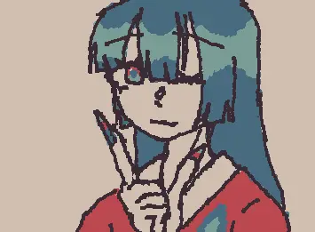 A random ahh girl wearing a kimono