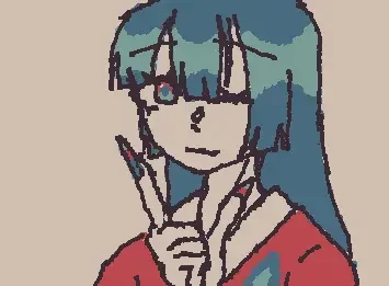 A random ahh girl wearing a kimono
