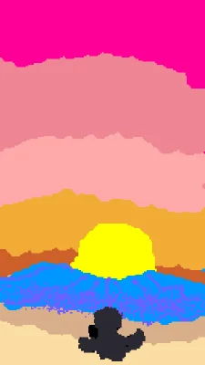 James's "Beachy Sunset"