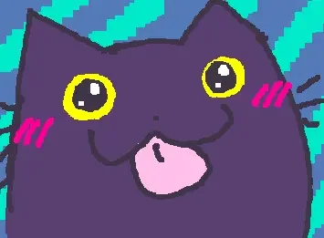 purple cat