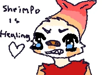 shrimpo is #healing <3