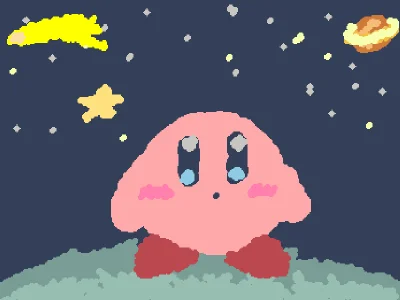Kirbys seeing they sky