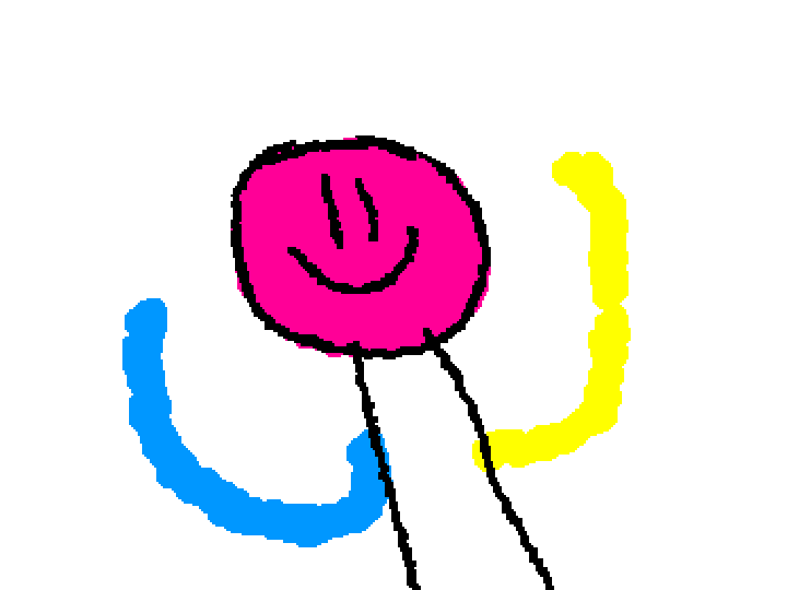 pink smiley face