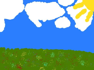 a sunny day