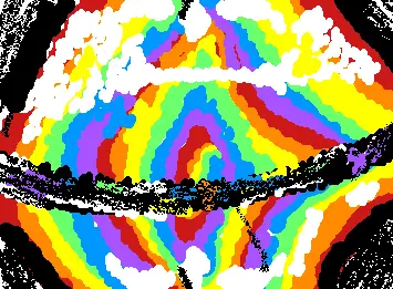Rainbowwwwwwww hole