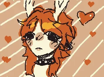 I drew my oc in class :3