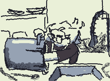Work self portrait