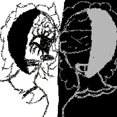 no mouth.. no eyes