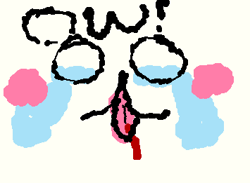 Ow, I bit my tongue