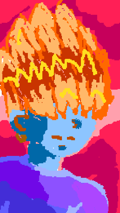 Flame boy and the cotton candy sky