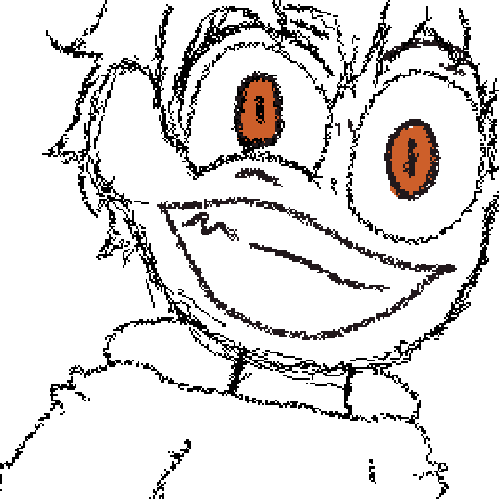 crazy smile
