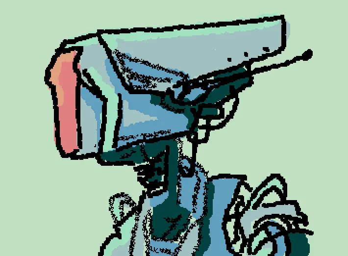 Robot Head 002