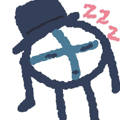 Mr.Blu sleeping
