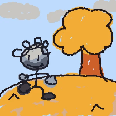 Billy the stick figure, fall
