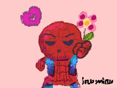 spidy got this flower for you 🕸️☺️