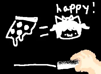 pizza=happy